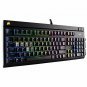 Mechanical Gaming Keyboard Fully Programmable Anti-Ghosting Silent Keys Black