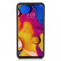 Eaglecell LG V40 ThinQ Rubberized Hybrid Hard Case Tempered Glass Screen P