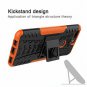 Oneplus 5T Wallet Flip Case Bumper Waterproof Kickstand Durable Slim Orange