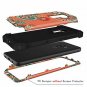 Samsung Galaxy S9 Plus Shockproof Case Full Body Protective Hybrid Flower Orange