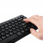 Mini Wired Keyboard & Mouse Combo Piano Black Design USB 11 Multimedia Hot Keys