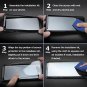 Galaxy S9 Plus Screen Protector Tempered Glass, Case Friendly with Free Guide Tr