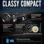 Universal Magnetic Car Mount for Any Phone, GPS or Light Tablet | Stylish Blac