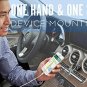 Universal Magnetic Car Mount for Any Phone, GPS or Light Tablet | Stylish Blac