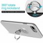 iPhone 8 Plus / iPhone 7 Plus Case 360 Degree Rotating Ring Kickstand White