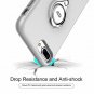 iPhone 8 Plus / iPhone 7 Plus Case 360 Degree Rotating Ring Kickstand White