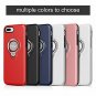 iPhone 8 Plus / iPhone 7 Plus Case 360 Degree Rotating Ring Kickstand White