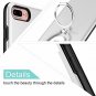 iPhone 8 Plus / iPhone 7 Plus Case 360 Degree Rotating Ring Kickstand White