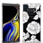 Floral Clear Galaxy Note 9 Case for Women/Girls,GREATRULY Pretty Phone Case for