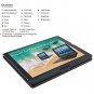 iPad Pro 12.9 Case 2017 2015 with Wireless Keyboard Rotatable Sleep/Wake Black