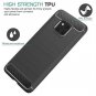 Huawei Mate 20 Pro Case, Soft Lightweight TPU Bumper Cover Carbon Fiber Design