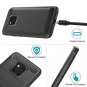 Huawei Mate 20 Pro Case, Soft Lightweight TPU Bumper Cover Carbon Fiber Design