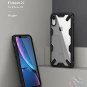 iPhone XR Case Hard PC Ergonomic Transparent Military Drop Tested Defense Black