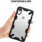 iPhone XR Case Hard PC Ergonomic Transparent Military Drop Tested Defense Black