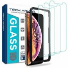 Tech Armor Apple iPhone Xs MAX Ballistic Glass Screen Protector [3-Pack] Case-Fr