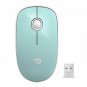 Wireless Slim Silent Travel Cordless Optical Mouse Nano Receiver 1500 DPI Green