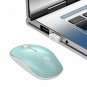 Wireless Slim Silent Travel Cordless Optical Mouse Nano Receiver 1500 DPI Green