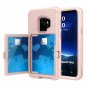 Samsung Galaxy S9 Case Wallet Slim Mirror Shockproof Card Slots Rose Gold NEW