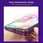 iPhone XR Case Stylish Gradual Colorful Ultra Mirror Transparent Thin Purple