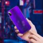 iPhone XR Case Stylish Gradual Colorful Ultra Mirror Transparent Thin Purple