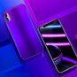 iPhone XR Case Stylish Gradual Colorful Ultra Mirror Transparent Thin Purple