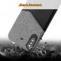 iPhone Xs Wallet Case Drop Protection Leather Soft Fabric PU Lightweight Black
