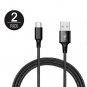 2PACK USB C Cable TypeC Cable Compatible for Samsung Galaxy S9 S8 Plus Note 9 8