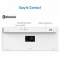Ultra-Slim Bluetooth Wireless Keyboard Compact & Portable Comfortable Key White