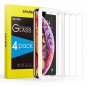 SPARIN Screen Protector for iPhone XS Max, [4 Pack] 9H Hardness Tempered Glass f