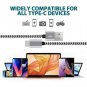 MCAB USB Type C Charging Cable Nylon Braided Fast Charger Cord 4 Pack(1/3/6/10F
