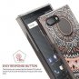 Blackberry KEY2 Case For Grils Hard Protection Cover Flower TPU Bumper Rose Gold