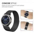 Samsung Galaxy Watch 46mm Band Magnet Lock Stainless Steel Wrist Strap Black