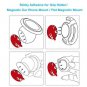 8 Pack Pop 3M Sticky Adhesive Replacement Compatible with Socket Mount Base, VOL