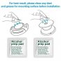 8 Pack Pop 3M Sticky Adhesive Replacement Compatible with Socket Mount Base, VOL
