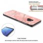 Samsung Galaxy S9 Plus Case Shiny Change Color Silicone Cover Slim Pink Marble