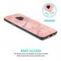 Samsung Galaxy S9 Plus Case Shiny Change Color Silicone Cover Slim Pink Marble