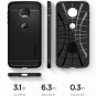 Moto Z2 Force Case Spigen Rugged Armor Slim Shock Absorption Heavy Duty Black