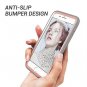 iPhone 8 Plus Case Full Body Shockproof Built In Screen Protector Rose Gold Gray