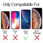 Mkeke Compatible with iPhone XR Screen Protector,Tempered Glass Film for Apple i