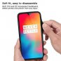 OnePlus 6T Case Clear Transparent PC Soft Silicone Back Panel Bumper Black