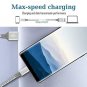 USB Type C Cable, Zcen 3Pack 6FT USB C to USB A Fast Charging Nylon Braided Cabl