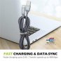BrexLink USB Certified Type C Cable, USB C to USB A Charger (6.6ft, 2 Pack), Nyl