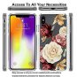 iPhone XS Max Case TPU Gel Bumper Slim Lightweight Shockproof Floral Clear New