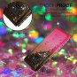 Marialove Galaxy Note 9 Glitter Case, Galaxy Note 9 Case, Gradient Floating Glit