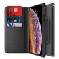 iPhone XS MAX 2018 Wallet Case PU Leather Flip Credit Card Slots Kickstand Black