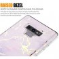 Samsung Galaxy Note 9 Case Protective Hybrid Soft TPU Slim Fit Marble Purple
