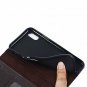 iPhone Xs Wallet Case PU Leather Card Slots Kickstand Book Style Cover Brown New