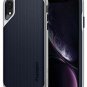 iPhone XR Case Shockproof TPU Polycarbonate Bumper Hybrid Slim Satin Silver