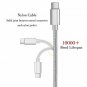 USB Type C Cable, BRG USB C Cable (USB 2.0) 3 Pack (1ft,4ft,6ft) Nylon Braided U