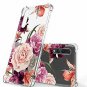 Huawei P20 Pro CaseLUOLNH Slim Shockproof Clear Floral Pattern Soft Flexible TPU